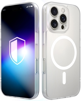 Изображение 3MK Apple iPhone 16 Pro Max - 3mk Misty MagCase White