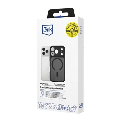 Изображение 3mk Misty MagCase Black Apple iPhone 16E/ iPhone 17E  (5903108759519)