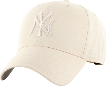 Изображение 47brand Czapka z daszkiem '47 New York Yankees MVP Raised Basic beowa B-RAC17CTP-NTA