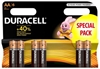 Изображение AA (LR6) baterijas 1.5V Duracell BASIC sērija Alkaline MN1500 iepakojumā 6 gb.