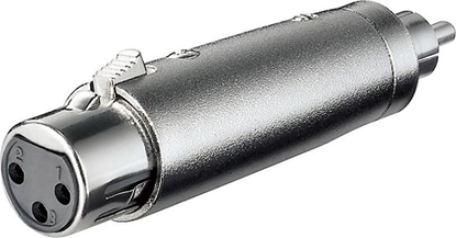 Picture of Adapter AV MicroConnect RCA (Cinch) - XLR srebrny (XLRFG)