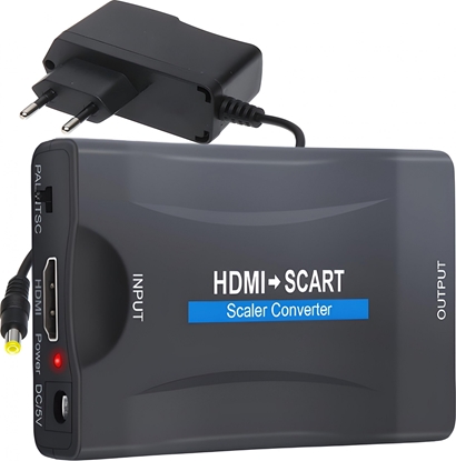 Attēls no Adapter AV Retoo ADAPTER KONWERTER HDMI DO NA SCART AV EURO FULL HD