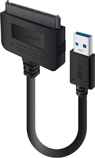 Picture of Adapter USB Alogic Alogic Adapter USB 3.0 USB-A to SATA für 2.5" Hard Drive sch