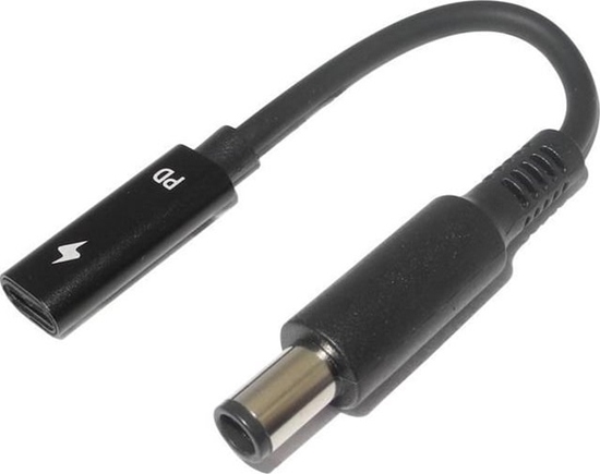 Picture of Adapter USB CoreParts USB-C - DC-in Czarny  (MBXUSBC-CO0001)