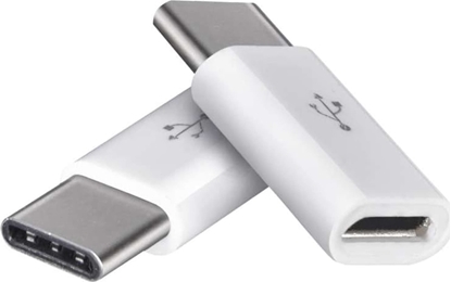 Attēls no Adapter USB Emos SM7023 USB-C - MicroUSB Biay  (SM7023)