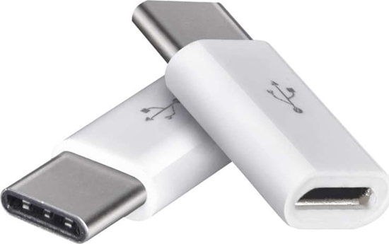 Picture of Adapter USB Emos SM7023 USB-C - MicroUSB Biay  (SM7023)