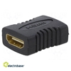 Picture of Adapter; HDMI socket,both sides; black