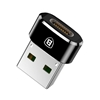 Изображение Adapteris Baseus Converter USB Male To Type-C Female Black