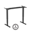 Picture of Adjustable Height Table Frame Up Up Bjorn II, Black