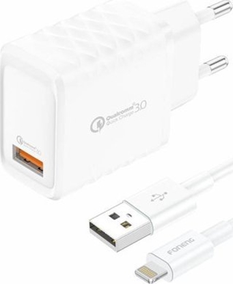 Picture of adowarka Foneng adowarka sieciowa EU54 USB-A, 3A (Biaa) + kabel USB-A do Lightning
