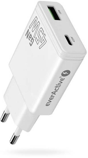 Picture of adowarka GaN 1x USB-C 1x USB Quick Charge 3.0 45W PD biaa