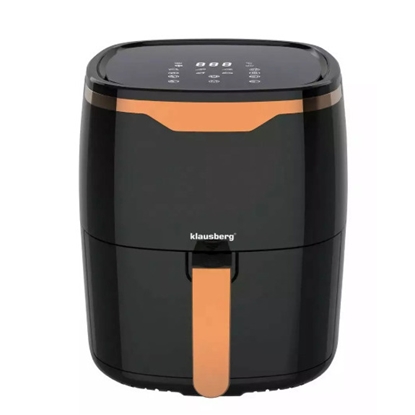 Attēls no Air Fryer, Black - Gold, 4.5L, 1400W, KB 7599, Klausberg