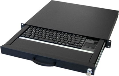 Изображение Aixcase 48.3cm szuflada na klawiatur 1HE US USB Touchp. czarny - AIX-19K1UKUSTP-B