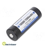 Picture of Akumulators: Li-Ion | 18500 | 3,7 V | 1500 mAh | Ø18,5x53mm | 3A