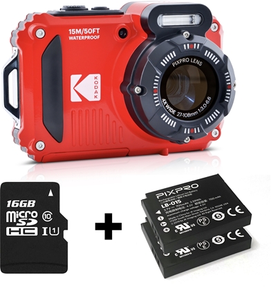 Picture of Aparat cyfrowy Kodak KODAK WPZ2 Red APARAT FOROGRAFICZNY