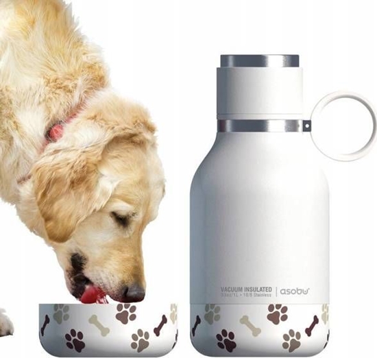 Изображение Asobu Dog Bowl Bottle White, 0.975 L
