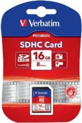 Picture of Atmiņas karte Verbatim SDHC 16GB Class 10