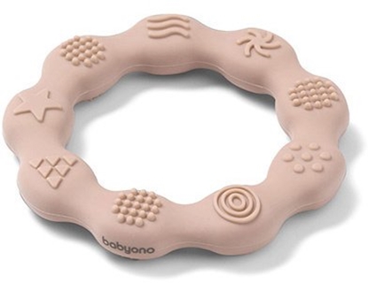 Picture of BabyOno 825/04 GRYZAK SILIKONOWY RING BEOWY