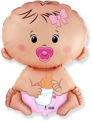 Picture of Balon foliowy 61cm Bobas Dziewczynka