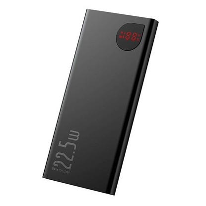 Attēls no Baseus - Baseus PPAD070001 Adaman 22.5W Quick Charge Powerbank 10000mAh Black