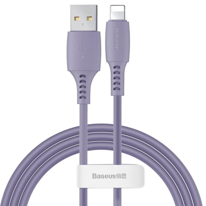 Attēls no Baseus - Yiven Cable USB to Lightning 2.4A 1.8M Blue Purple