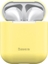 Attēls no Baseus Apple Silica Series Ultra-thin Silicone Protector Case for Airpods 1 / 2 Yellow