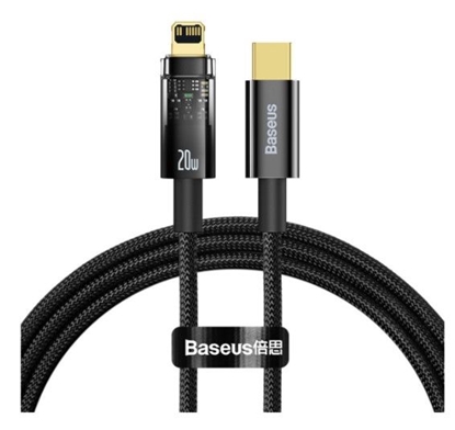 Picture of Baseus Explorer Series cable USB Type C - Lightning 20W 1m Black