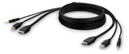 Изображение Belkin F1Dn1Ccbl Kvm Cable Black 3 M