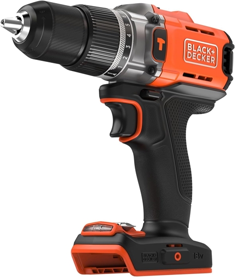 Изображение BLACK & DECKER 18V Cordless Drill (without battery and charger) | BCD383XN-XJ