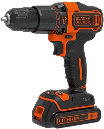 Изображение BLACK & DECKER Impact driver-drill | BDCHD18-QW | 18 V | 1.5 Ah | Li-Ion