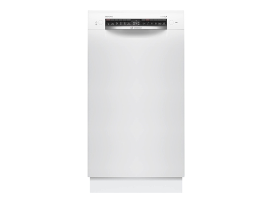 Picture of Bosch Dishwasher | SPU4HMW12E | Built-in | Width 45 cm | Number of place settings 10 | Number of programs 6 | Energy efficiency class D | Display | AquaStop function | White