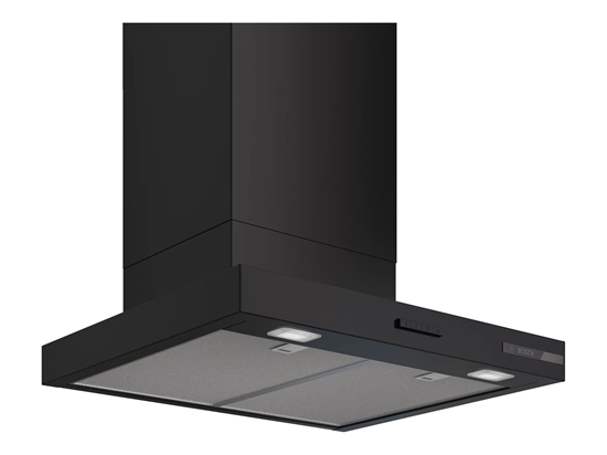 Picture of Bosch DWB65CC60 | Hood | Wall mounted | Energy efficiency class B | Width 59.8 cm | Mechanical | 594 m³/h | Matte black | LED