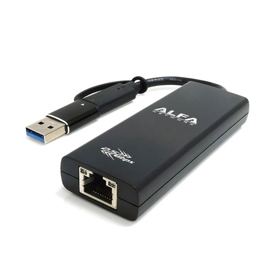Picture of Alfa USB Ethernet Adapter AUE2500CA