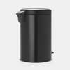 Picture of BRABANTIA atkritumu tvertne ar pedāli NewIcon, 20 l, Matt Black