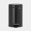 Picture of BRABANTIA atkritumu tvertne ar pedāli NewIcon, 3 l, Matt Black