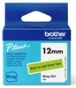 Picture of BROTHER BTAGG31 12MM BLACK ON LIGHT GREEN TAPE