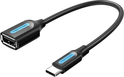 Attēls no CABLE USB2.0C MALE TO A FEMALE/0.15M BLACK CCSBB VENTION
