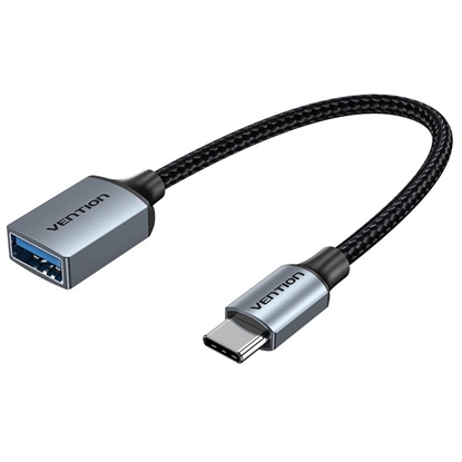 Attēls no CABLE USB3.0C MALE TO A FEMALE/0.15M GRAY CCXHB VENTION