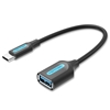 Изображение CABLE USB3.1C MALE TO A FEMALE/0.15M BLACK CCVBB VENTION