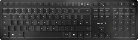 Picture of Cherry KW 9100 SLIM keyboard Universal RF Wireless + Bluetooth QWERTY UK English Black