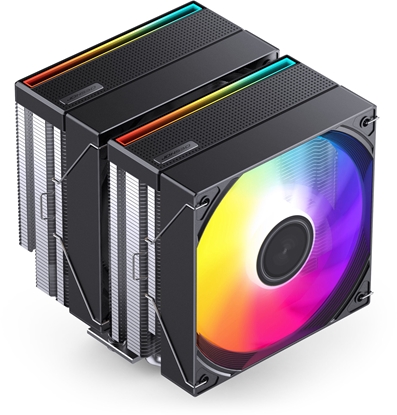Picture of Chodzenie CPU Jonsbo CB80 chodzenie CPU, Dual-Tower, 2 x 120mm, PWM, RGB - czarny