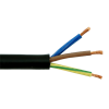 Изображение CYKY 3x1.5 elektrības kabelis ar vara monolītu dzīslu. Paredzēts lietošanai ārtelpās.
