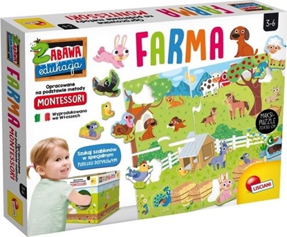 Attēls no Czuczu Montessori Puzzle Maxi Moja farma