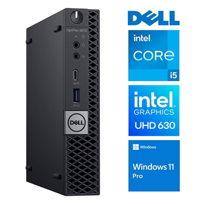Picture of DELL 5070 Micro i5-9500T 16GB 512SSD M.2 NVME WiFi WIN11Pro