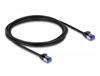 Picture of Delock RJ45 Network Cable Cat.6A S/FTP Slim 2 m black