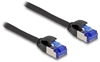 Picture of Delock RJ45 Network Cable Cat.6A S/FTP Slim 3 m black