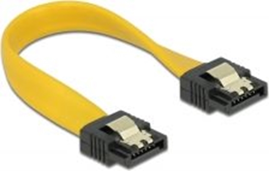 Изображение Delock SATA 6 Gb/s Cable 10 cm yellow