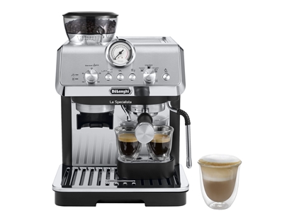 Attēls no Delonghi Coffee machine | EC9155.MB | Pump pressure 15 bar | Built-in milk frother | Manual | Metal Black | 1400 W