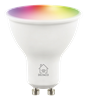Picture of DELTACO LED Spuldze, GU10, WIFI 2.4GHZ, 5W, 470LM, Dimmējama, RGB, 2700K-6500K, 220-240V
