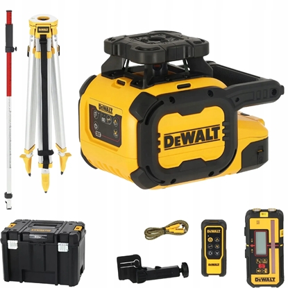 Picture of Dewalt DEWALT LASER OBROTOWY DCLE15211RL CZERWONY 40m/600m USB-C ZESTAW